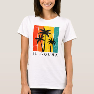 T-shirt Vintage Sunset pour femmes d'El Gouna