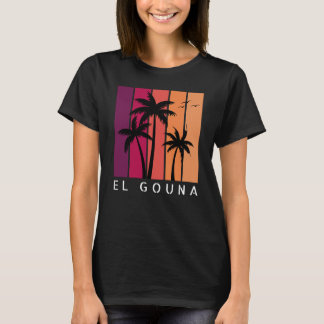 T-shirt Vintage Sunset pour femmes d'El Gouna