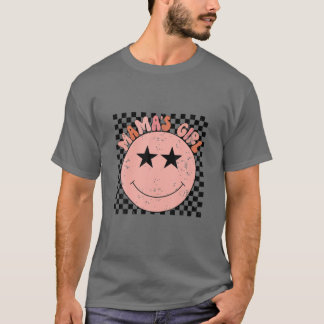 T-shirt Vintage Super Fille Fier Maman Ado Mère