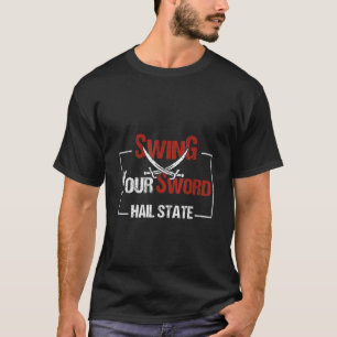 T-shirt Vintage Swing Your Sword Drôle Pour Hommes Femmes