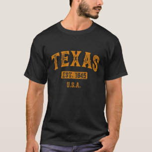 T-shirt Vintage Texas Austin EST 1845 Souvenir