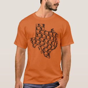T-shirt Vintage Texas Cyclisme State Vélo TX Vélo Ri