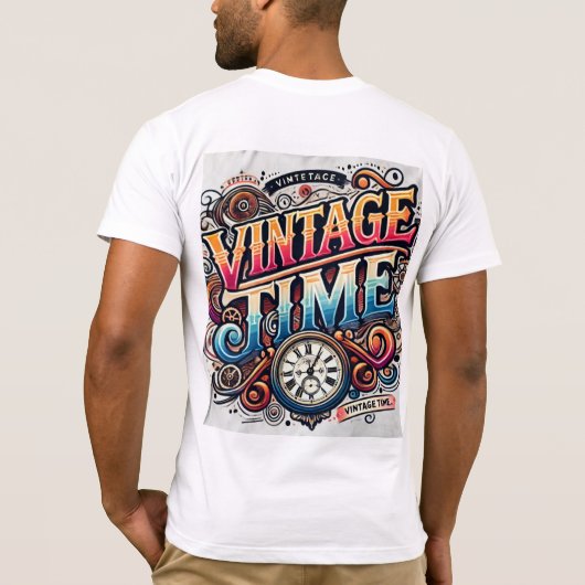 T-shirt Vintage time (Dos)