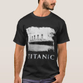 T-shirt Vintage Titanic Ocean Liner Design (Devant)