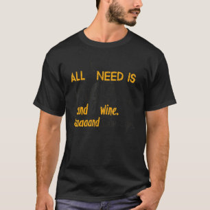 T-shirt Vintage Tout ce dont j'ai besoin est le Yoga