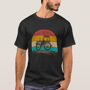 T-shirt Vintage Tracteur Ranch Retro les années 70 Agricol