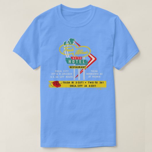 T-shirt Vintage Trade Winds Motor Hotel (Design devant)