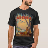 T-shirt Vintage Tropical Hawaii Aloha (Devant)