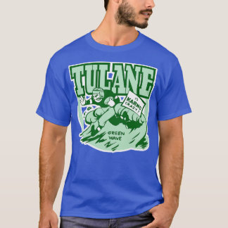T-shirt Vintage Tulane Crazy Karno