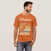 T-shirt Vintage Ukulele Music vintage (Devant entier)