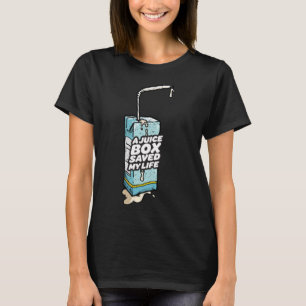 T-shirt Vintage Une Boîte À Jus M'A Sauvé La Vie Distressé