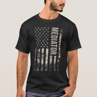 T-shirt Vintage US American Flag Mediator
