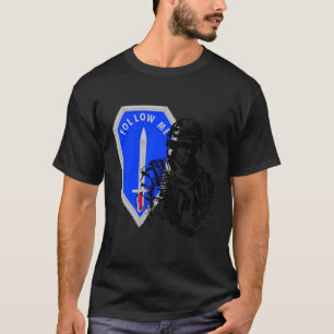 T-shirt Vintage US Infantry Soldier Suivez-Moi Je Suis Inf