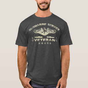 T-shirt Vintage US Submarine Service Vétérinaire vintage T
