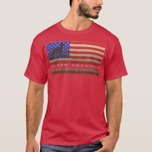 T-shirt Vintage USA American Flag Proud Boer Dog Grandma S