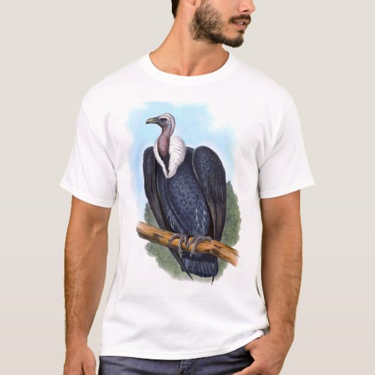 T-shirt Vintage Vautour de l'Oiseau (Devant)