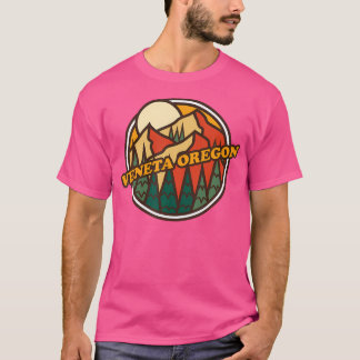 T-shirt Vintage Veneta Oregon Mountain Randonnée Souvenir