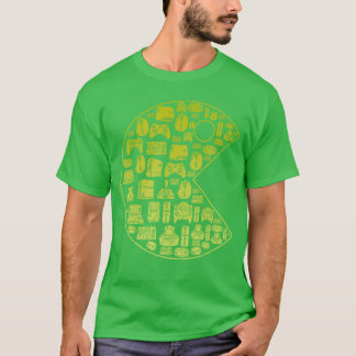 T-shirt Vintage Video Game Player 1980 Retro Millennial Ga