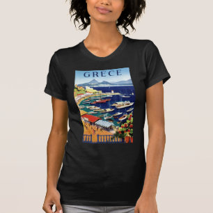 T-shirt Vintage voyage Athènes Grèce