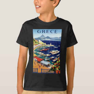 T-shirt Vintage voyage Athènes Grèce