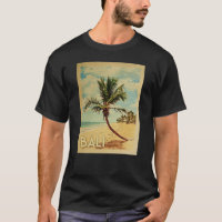 T-shirt Vintage voyage Bali - Plage