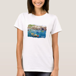 T-shirt Vintage voyage coloré Madeira Portugal