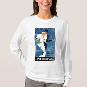 T-shirt Vintage voyage de L'Hiver Monte Carlo Monaco