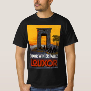 T-shirt Vintage voyage, Louxor Winter Palace, Egypte Afriq