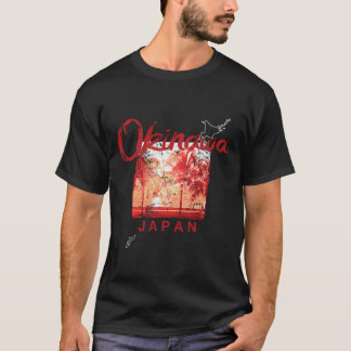T-shirt Vintage voyage rétro japonais d'Okinawa