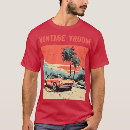 T-shirt Vintage Vroom (Devant)