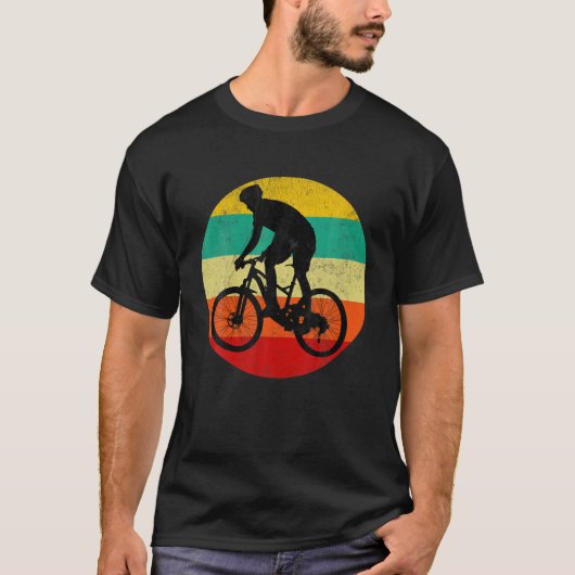 T-shirt Vintage VTT Silhouette (Devant)