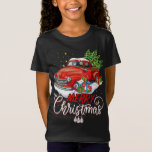 T-Shirt Vintage Wagon Red Truck Christmas Tree Pajama Fami<br><div class="desc">Vintage Wagon Rouge Camion Arbre de Noël Pyjama famille Noël</div>