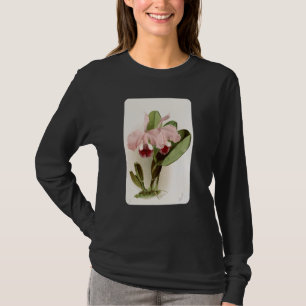 T-shirt Vintage Warner's Cattley's Orchid Flowers and Plan
