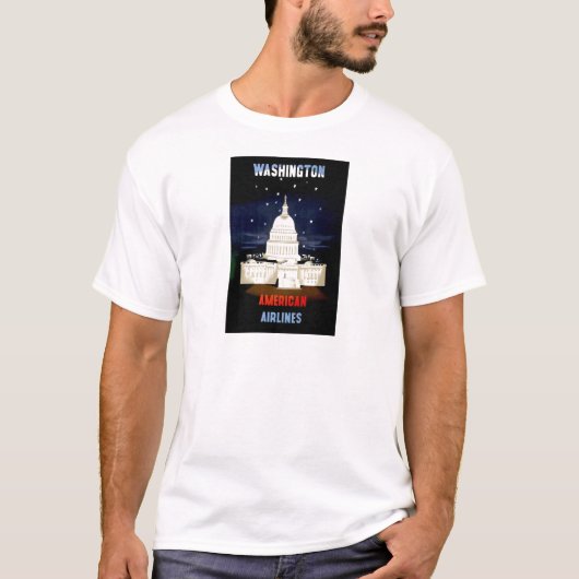 T-shirt Vintage Washington DC Travel (Devant)