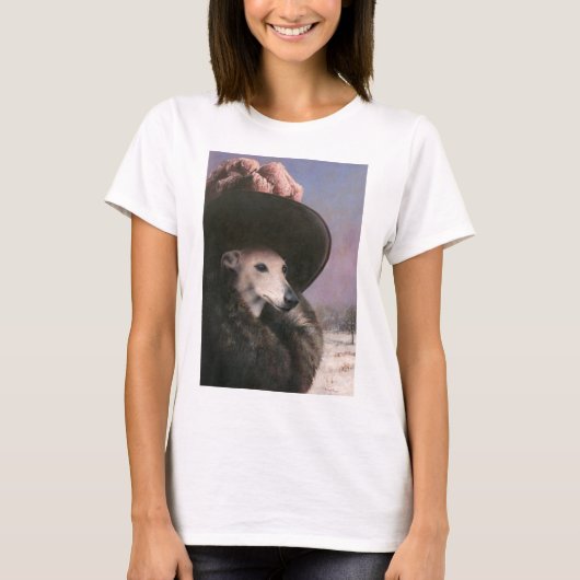 T-shirt vintage Whippet Lady (Devant)