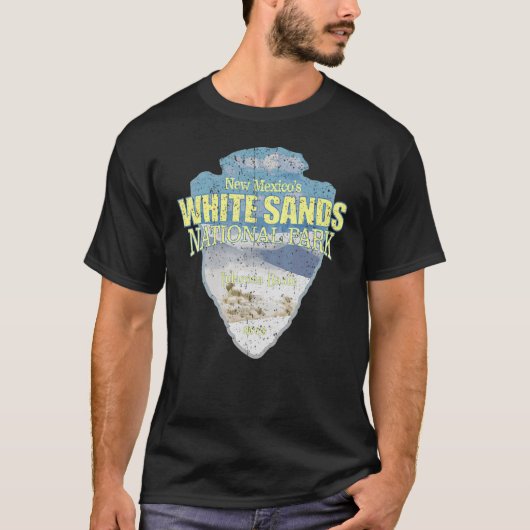 T-shirt Vintage White Sands (Devant)