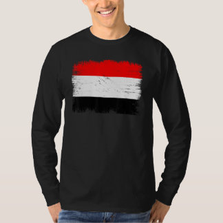 T-shirt Vintage Yemen Flag Yemeni Independence Day