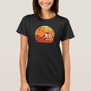 T-shirt Vintage Zero Fox Donné Pun Animal Furie 1