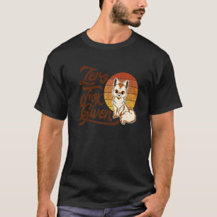 T-shirt Vintage Zero Fox Donné Pun Animal Furie 2