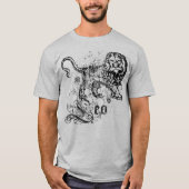 T-shirt Vintage Zodiac Leo (Devant)