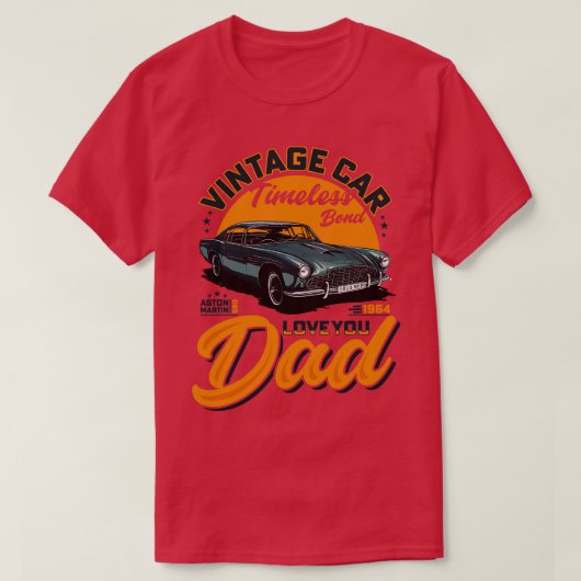 T-shirt Vinteage Intemporel Bond amour Vous Papa Fête des  (Design devant)