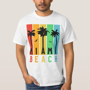 T-shirt Vintege Miami Beach Floride