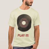 T-shirt Vinyl 45 Jouez-Le ! (Devant)