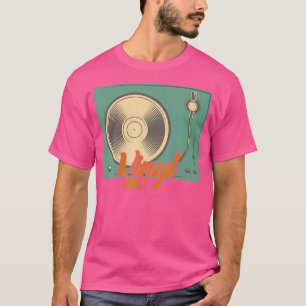 T-shirt Vinyl Addict Disque Musique Chansons Remix Audio B
