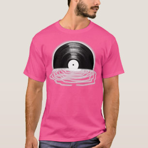 T-shirt Vinyl Record Chemise Lune Chemise Vintage Rétro