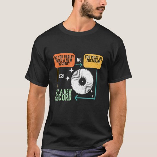 T-shirt Vinyl Record Collecting Dessuspecter Maker Record (Devant)