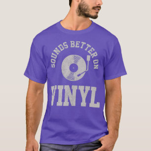 T-shirt Vinyl Record DJ Retro Musique Vintage Citation amu