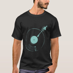 T-shirt Vinyl Record Retro Music Disque Vintage Jockey Cad