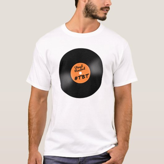 T-shirt Vinyl Record Throwback jeudi Geek rétro (Devant)