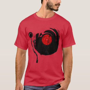 T-shirt Vinyl Record Vintage Old School DJ Musique analogi
